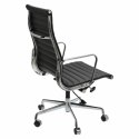 Fotel biurowy CH1191T czarna skóra/chrom Fotel biurowy CH1191T czarna skóra/chrom