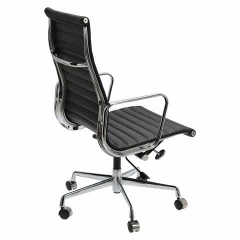 Fotel biurowy CH1191T czarna skóra/chrom Fotel biurowy CH1191T czarna skóra/chrom