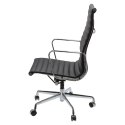 Fotel biurowy CH1191T czarna skóra/chrom Fotel biurowy CH1191T czarna skóra/chrom