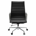 Fotel biurowy CH1191T czarna skóra/chrom Fotel biurowy CH1191T czarna skóra/chrom