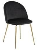 Krzesło Louise Black /Gold Krzesło Louise Black /Gold