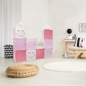 Modularny regał Cubes 2 do pokoju dziecka różowy Modularny regał Cubes 2 do pokoju dziecka różowy