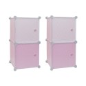 Modularny regał Cubes 2 do pokoju dziecka różowy Modularny regał Cubes 2 do pokoju dziecka różowy