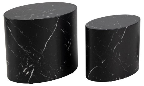 Zestaw stolików Mice black marble Zestaw stolików Mice black marble