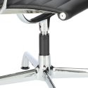 Fotel konf. CH1081T,czarna skóra ,chrom Fotel konf. CH1081T,czarna skóra ,chrom