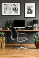 Fotel konf. CH1081T,czarna skóra ,chrom Fotel konf. CH1081T,czarna skóra ,chrom