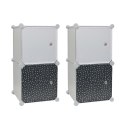 Modularny regał Cubes 2 do pokoju dziecka szary Modularny regał Cubes 2 do pokoju dziecka szary