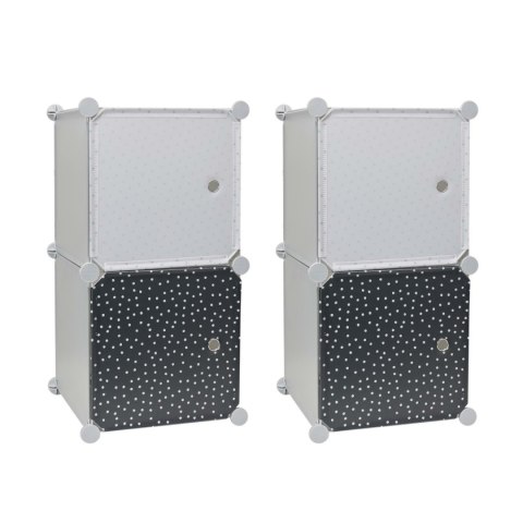 Modularny regał Cubes 2 do pokoju dziecka szary Modularny regał Cubes 2 do pokoju dziecka szary