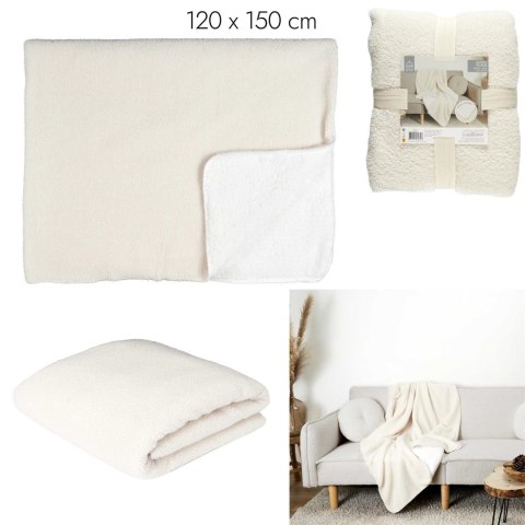 Pled Sherpa ecru 120x150cm Pled Sherpa ecru 120x150cm