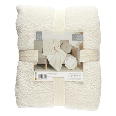 Pled Sherpa ecru 120x150cm Pled Sherpa ecru 120x150cm