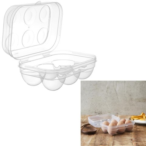 Pojemnik na jajka plastikowy transparentny Pojemnik na jajka plastikowy transparentny