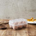 Pojemnik na jajka plastikowy transparentny Pojemnik na jajka plastikowy transparentny