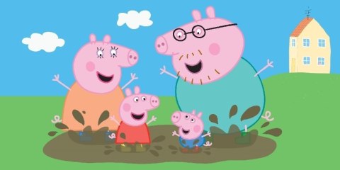 Ręcznik bawełniany 70x140 Świnka Peppa poziom Ręcznik bawełniany 70x140 Świnka Peppa poziom