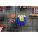 MASTERKIDZ Zestaw Kołeczki w kształcie figur geometrycznych 64szt do tablic STEM MASTERKIDZ Zestaw Kołeczki w kształcie figur geometrycznych 64szt do tablic STEM