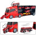 WOOPIE Zestaw Ciężarówka Transporter 3w1 Czerwony 11 el. WOOPIE Zestaw Ciężarówka Transporter 3w1 Czerwony 11 el.