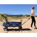 AXI Składany Wózek Plażowy z Dachem Hamulcem i Torbą 80Kg AXI Składany Wózek Plażowy z Dachem Hamulcem i Torbą 80Kg