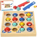 TOOKY TOY Gra dla Dzieci Drewniany Stół Latające Rybki 19 el. TOOKY TOY Gra dla Dzieci Drewniany Stół Latające Rybki 19 el.