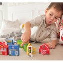 TOOKY TOY Drewniany Zestaw Budynków i Figurek Miasto TOOKY TOY Drewniany Zestaw Budynków i Figurek Miasto