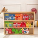 TOOKY TOY Drewniany Zestaw Budynków i Figurek Miasto TOOKY TOY Drewniany Zestaw Budynków i Figurek Miasto
