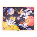 VIGA Drewniane Puzzle Układanka 24 el. Kosmiczna Przygoda VIGA Drewniane Puzzle Układanka 24 el. Kosmiczna Przygoda