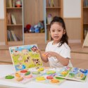 VIGA Drewniane Puzzle Układanka Montessori 2w1 Figurki Warzywa VIGA Drewniane Puzzle Układanka Montessori 2w1 Figurki Warzywa