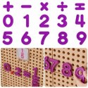MASTERKIDZ Zestaw Cyferek i Znaków do Nauki Liczenia i Matematyki do Paneli Ściennych STEM 82 el. MASTERKIDZ Zestaw Cyferek i Znaków do Nauki Liczenia i Matematyki do Paneli Ściennych STEM 82 el.
