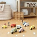 TOOKY TOY Zestaw Drewnianych Pojazdów i Znaków Drogowych w Pudełku TOOKY TOY Zestaw Drewnianych Pojazdów i Znaków Drogowych w Pudełku