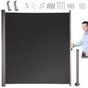 Markiza boczna tarasowa LUARO parawan zwijana 160 x 300 cm Markiza boczna tarasowa LUARO parawan zwijana 160 x 300 cm