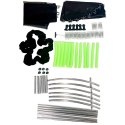 Trampolina ogrodowa dla dzieci siatka 140 cm zielona Trampolina ogrodowa dla dzieci siatka 140 cm zielona