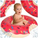 Kółko do pływania koło dmuchane Donut różowe 50cm max 20kg 3-6lat Kółko do pływania koło dmuchane Donut różowe 50cm max 20kg 3-6lat