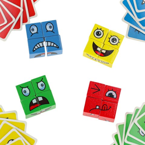 Klocki kreatywne montessori wyzwania zmieniające twarz emocje Klocki kreatywne montessori wyzwania zmieniające twarz emocje