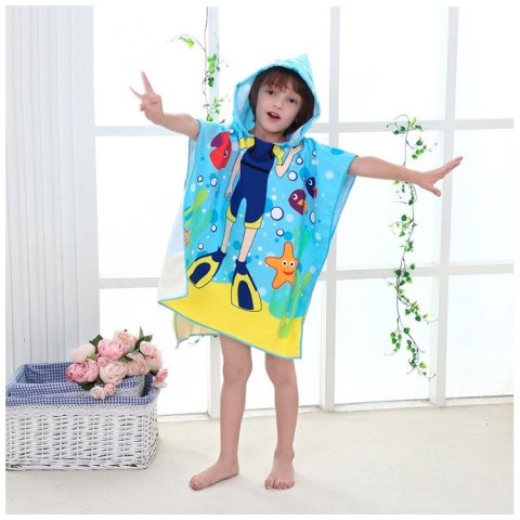 RĘCZNIK PLAŻOWY Peleryna dziecięca PEL01WZ8 RĘCZNIK PLAŻOWY Peleryna dziecięca PEL01WZ8