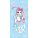 Ręcznik plażowy prostokątny mały 150x70 Pretty Girl REC47WZ7 Ręcznik plażowy prostokątny mały 150x70 Pretty Girl REC47WZ7