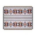 Koc BOHO pleciony, narzuta dwustronny frędzle 130x180cm KOC15WZ1 Koc BOHO pleciony, narzuta dwustronny frędzle 130x180cm KOC15WZ1