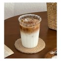 Szklanka ryflowana do kawy, drinków 1szt 420ml 12x8,5cm SZK54 Szklanka ryflowana do kawy, drinków 1szt 420ml 12x8,5cm SZK54