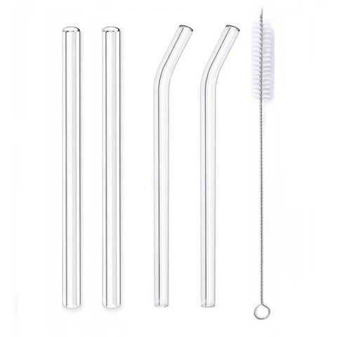 Zestaw 4 rurek, słomek do napojów ze szczoteczką grube BUBBLE TEA 14mm AB02 Zestaw 4 rurek, słomek do napojów ze szczoteczką grube BUBBLE TEA 14mm AB02