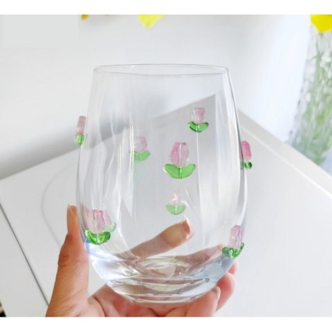 Szklanka termiczna, tulipany 500 ml 1szt - SZK130 Szklanka termiczna, tulipany 500 ml 1szt - SZK130