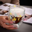 Szklanka termiczna z hortensją żółtą, niebieską i różową 250 ml 1szt SZK88 Szklanka termiczna z hortensją żółtą, niebieską i różową 250 ml 1szt SZK88