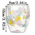 Szklanka termiczna z hortensją żółtą, niebieską i różową 250 ml 1szt SZK88 Szklanka termiczna z hortensją żółtą, niebieską i różową 250 ml 1szt SZK88