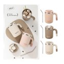 DUŻY POJEMNY KUBEK TERMICZNY ze słomką 480 ml TERMOS zamykany COFFE CUP17BR DUŻY POJEMNY KUBEK TERMICZNY ze słomką 480 ml TERMOS zamykany COFFE CUP17BR