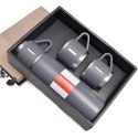 ZESTAW TERMOS Z 3 KUBKAMI zapakowany na prezent, 500ml szary BD24SZ ZESTAW TERMOS Z 3 KUBKAMI zapakowany na prezent, 500ml szary BD24SZ