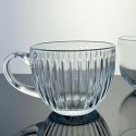 Filiżanka szklanka ryflowana duża 460 ml 1szt SZK152 Filiżanka szklanka ryflowana duża 460 ml 1szt SZK152