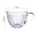 Filiżanka szklanka ryflowana duża 460 ml 1szt SZK152 Filiżanka szklanka ryflowana duża 460 ml 1szt SZK152