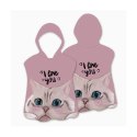 RĘCZNIK PLAŻOWY Peleryna dziecięca I LOVE YOU kotek 60 x 60cm PEL02WZ2 RĘCZNIK PLAŻOWY Peleryna dziecięca I LOVE YOU kotek 60 x 60cm PEL02WZ2
