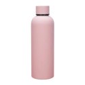 Bidon, butelka termiczna 500ML, stal nierdzewna z powłoką SOFT TOUCH jasny róż BD46R Bidon, butelka termiczna 500ML, stal nierdzewna z powłoką SOFT TOUCH jasny róż BD46R