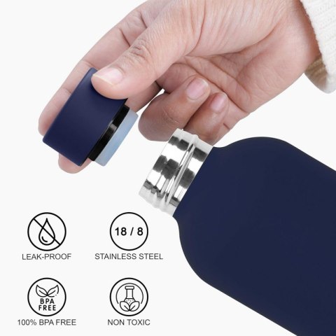 Bidon, butelka termiczna 500ML, stal nierdzewna z powłoką SOFT TOUCH jasny róż BD46R Bidon, butelka termiczna 500ML, stal nierdzewna z powłoką SOFT TOUCH jasny róż BD46R