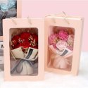 Bukiet zapachowych kwiatów mydlanych w pudełku 6 szt. flower box BUK09R Bukiet zapachowych kwiatów mydlanych w pudełku 6 szt. flower box BUK09R