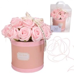 Flower box, bukiet zapachowych kwiatów mydlanych w pudełku 21szt. BUK08R