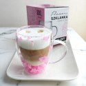 Szklanka termiczna z hortensją w środku róż 300 ml 1szt SZK77 Szklanka termiczna z hortensją w środku róż 300 ml 1szt SZK77