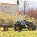 SMOBY Traktor XXL Szary na Pedały z Przyczepką SMOBY Traktor XXL Szary na Pedały z Przyczepką
